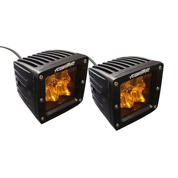 FCK Pro Series P-2 Pivot Amber Pod Lights (Pair)